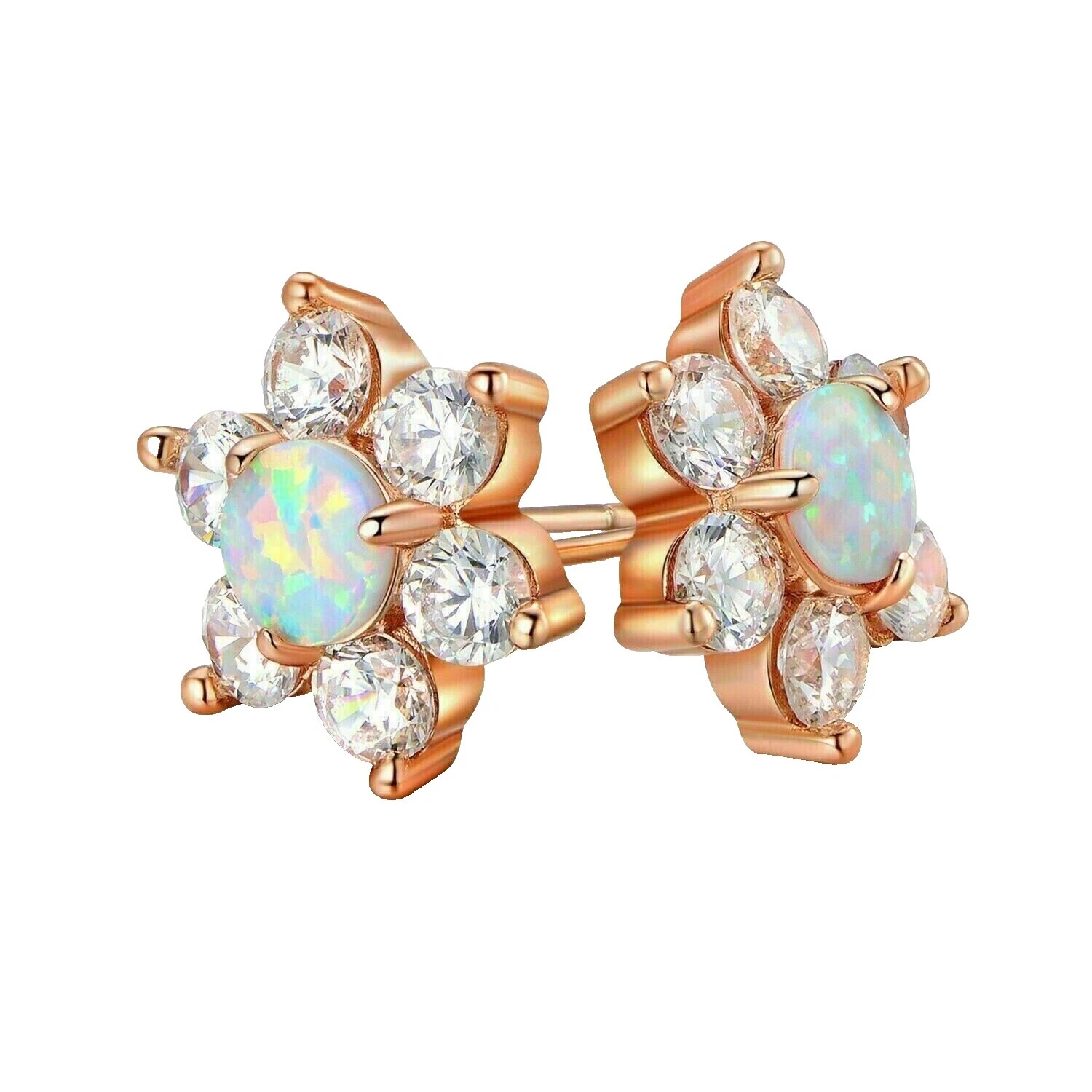 Opal Stud Stone Fashion Earrings