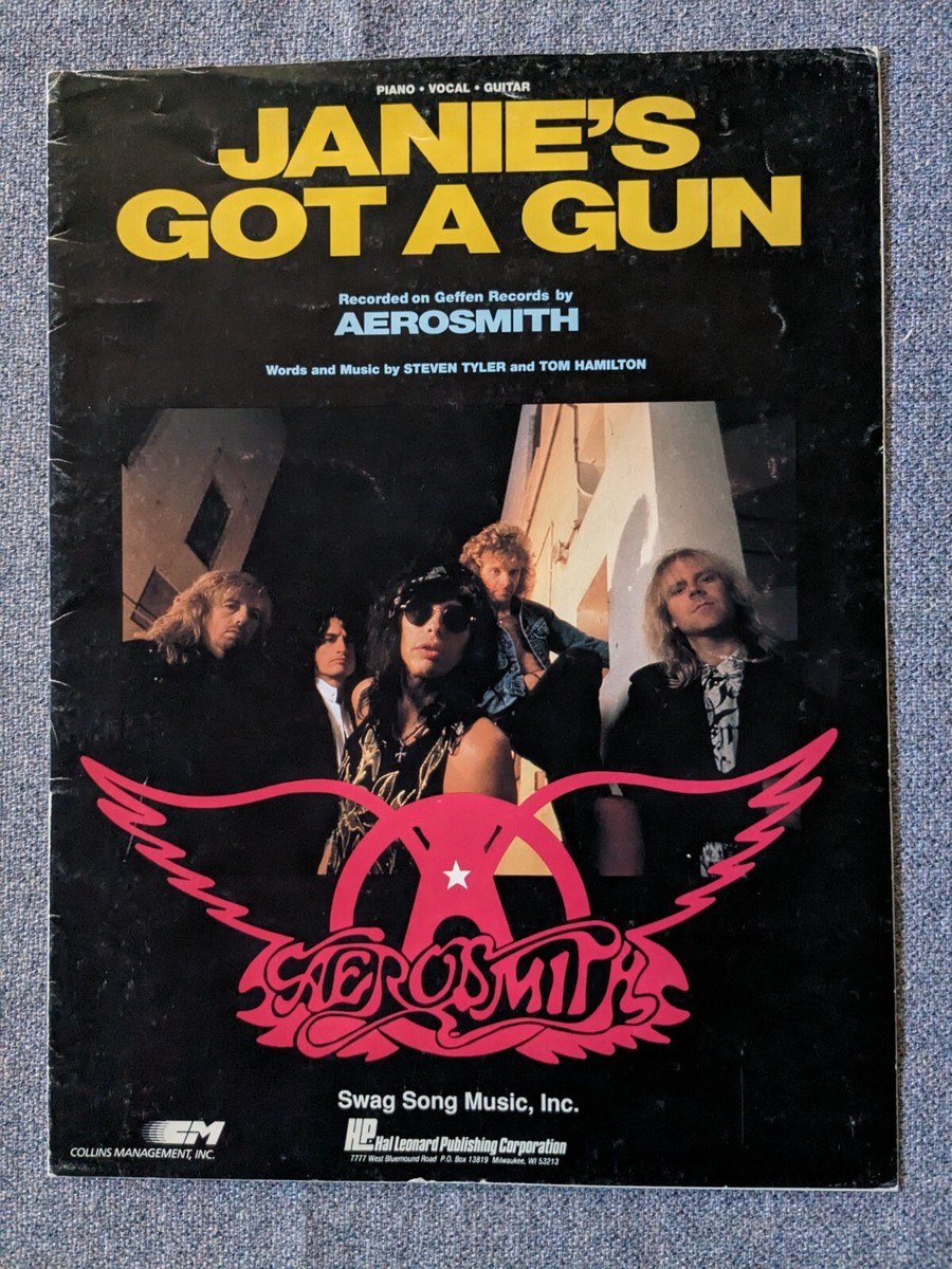 Janie's Got A Gun Recorded by Aerosmith 1989 | eBay