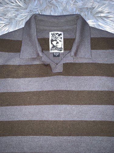 Vintage Volcom Striped Sweater M - Picture 2 of 8