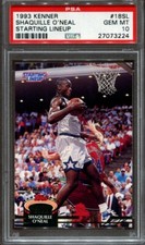 Shaquille O'Neal 1993 Kenner Stadium Club #18SL RC pop 3 PSA 10