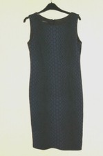 Dress. Nine West size 10. Bodycon. Blue / Black. Sleeveless. Round neck. Zip