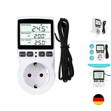 Digitaler Temperaturregler Steckdosen Heizung Kühlen Thermostat 250V