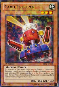 Card Trooper - BP02-EN048 - Mosaic Rare - 1st Edition x3 - Near Mint
