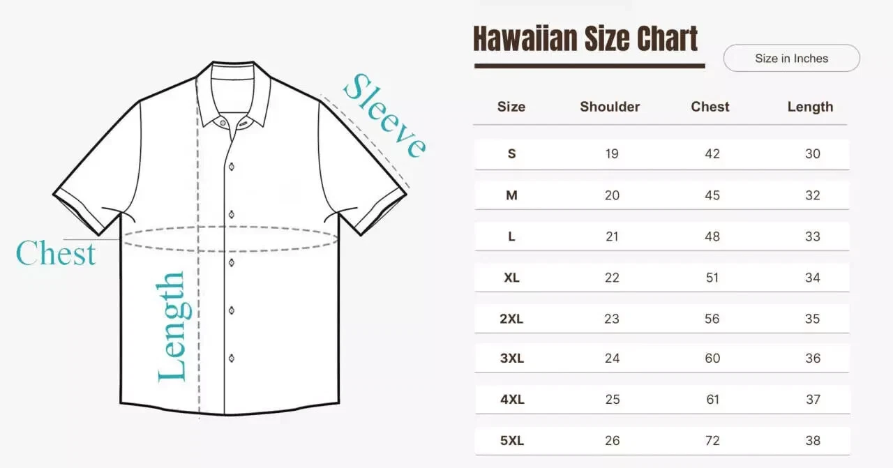 Skull Hawaiian Shirt, Button-Down