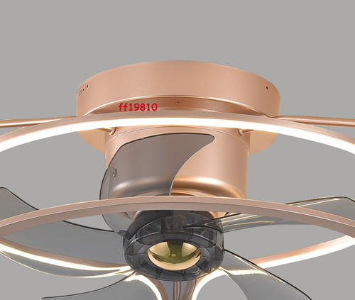 Dimmable Fan Ceiling Chandelier Flush Mount LED Light Lamp Lighting Remote - Picture 12 of 23