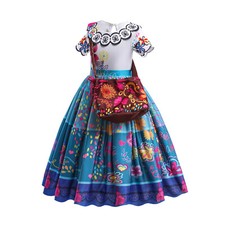 Encanto Mirabel Cosplay Kostüm mit Tasche M�...