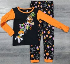 Paw Patrol Pajamas Toddler Girls 4T Halloween Cotton Snug-Fit Shirt Pant PJ Set
