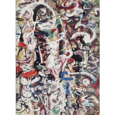 MARK TOBEY Bookplate Print ABSTRACT Modern Art 1962