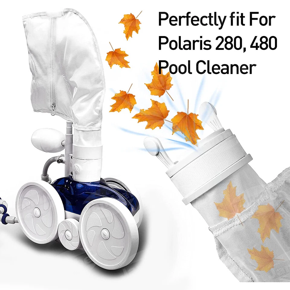 4 Pack Pool Cleaner Bags All Purpose Filter Bag for Polaris 280 480 Part K13 K16 - Image 2 of 4