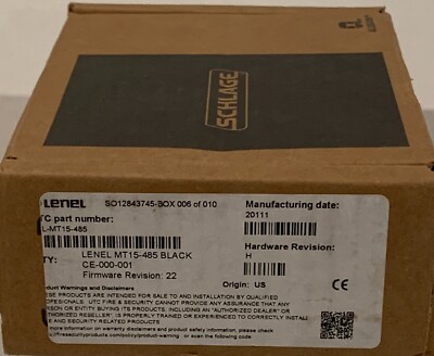 Schlage/Lenel MT15-485 Multi-Technology Mullion Reader