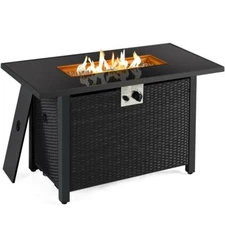 Topeakmart 43'' Outdoor Propane Fire Pit Table 50,000 BTU Gas Fire Pit with and