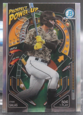 Ethan Salas (Padres) - 2024 Bowman Chrome Prospect Power Up #PP11