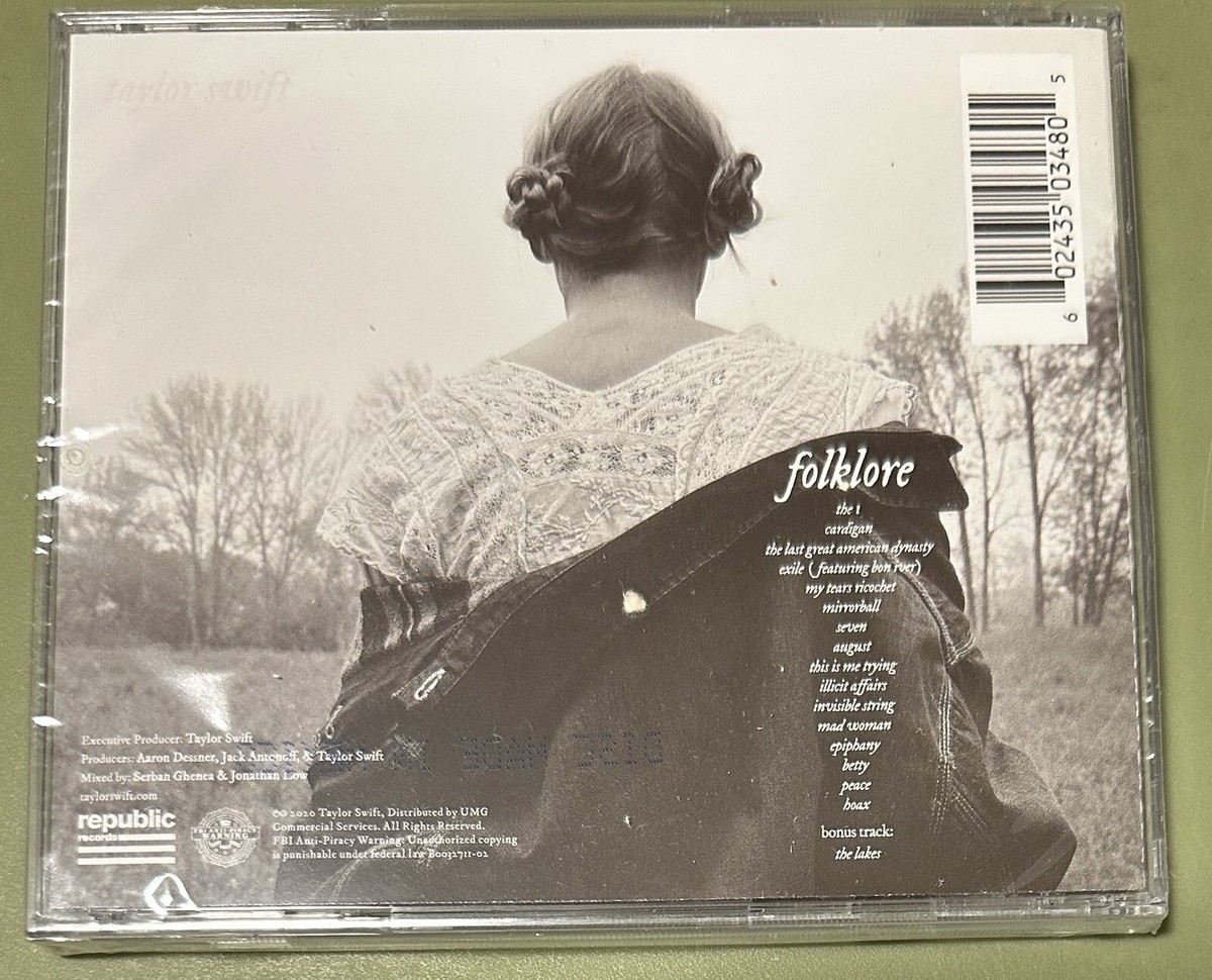 Taylor Swift Folklore CD Signed Autographed New Sealed
