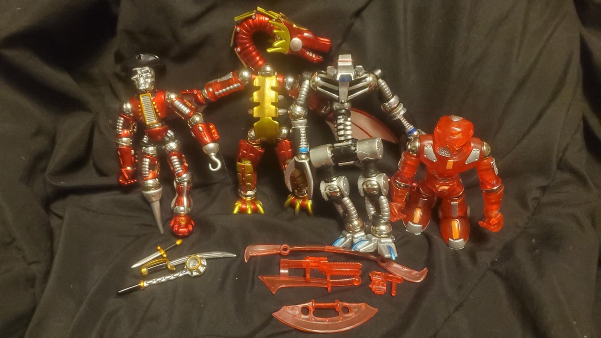 MagnaMan VacuMetal Warrior 4 Pack Toys R Us Exclusive MEGA 2006 