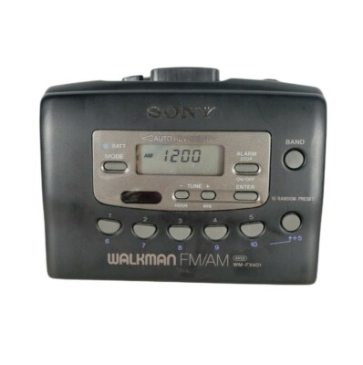 SONY WALKMAN FM/AM WM-FX401 Radio Portable Cassette Tape Player