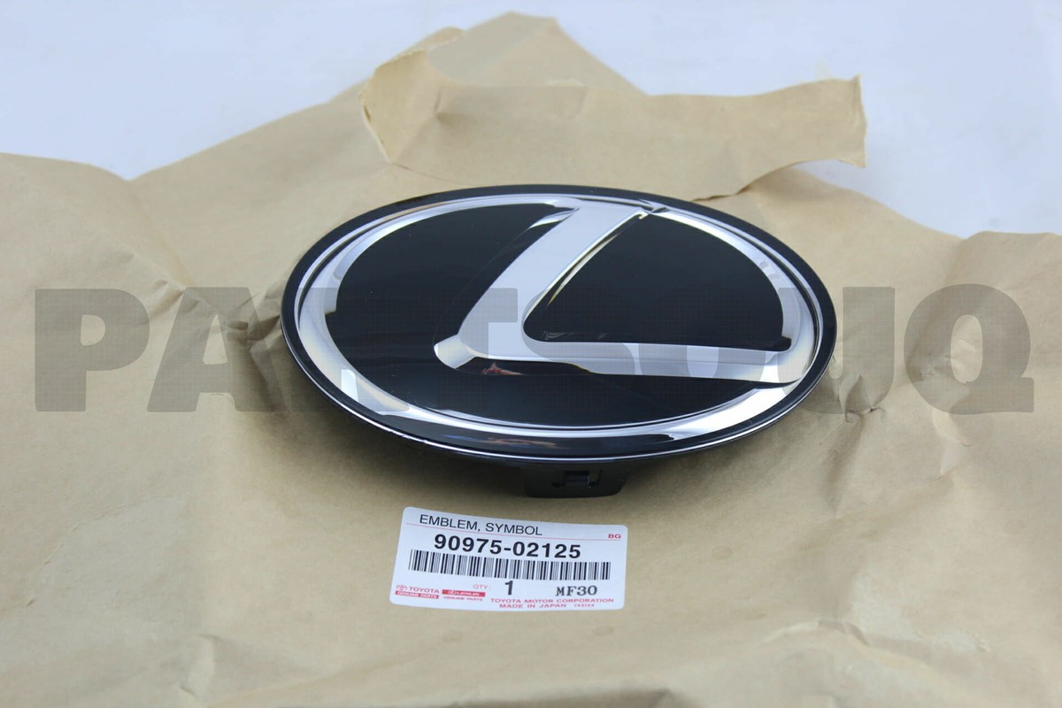 9097502125 Genuine Toyota Emblem, Radiator Grille (Or Front Panel