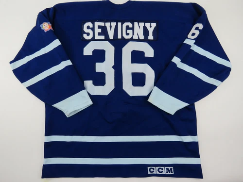Richard Sevigny Game Worn CCM 1990s Alumni Oldtimers Hockey Authentic Jersey 54
