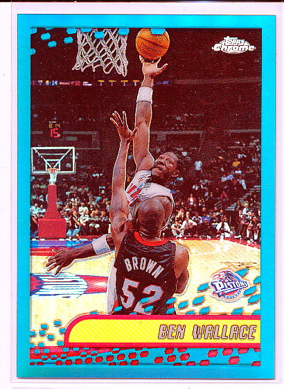 2001-02 Topps Chrome Ben Wallace Refractor