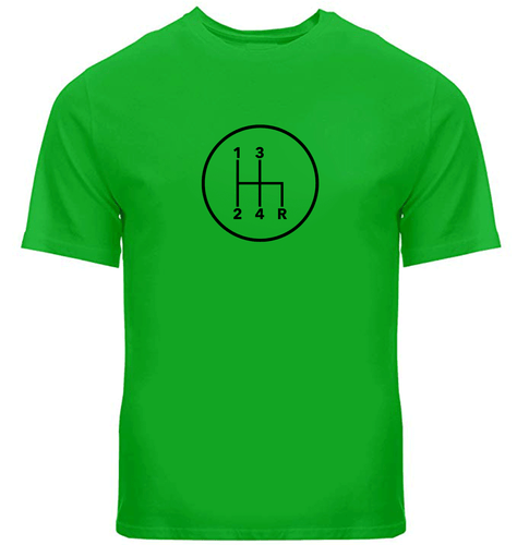 Manual Transmission Gears Shift Pattern 4 Speed Stick Shirts Mens Tee T-Shirt - Picture 24 of 34