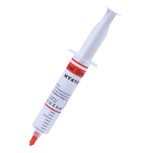 30G HY410-TU20 White Thermal Grease CPU Chipset Cooling Compound Silicone Paste - 第 4/8 張圖片