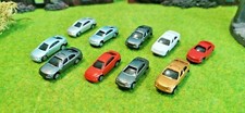 10 Stück Modell Autos Modelautos für Modellbau 1:160 Modelleisenbahn Spur N NEU