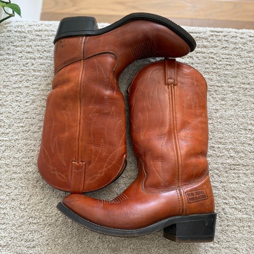 DOUBLE H Leather Cowboy WESTERN WORK Boots Sub Zero Insulated USA MEN 8 ...