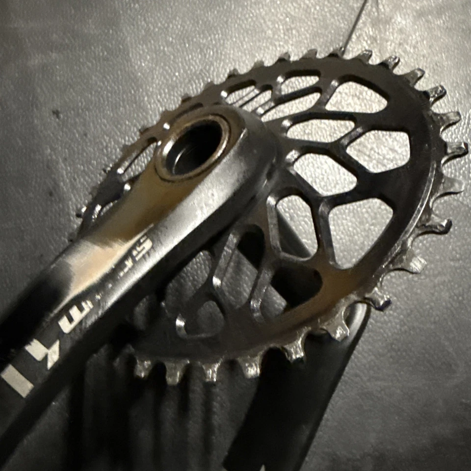 Juego de bielas SRAM Apex 1 GXP 175 36 T anillo de cadena ovalado negro Foto 3 de 4