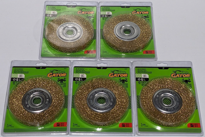 AMC ドイツ製24センチ グリドル　グレーター付き GATOR Bench Grinder Wire Wheel Brush 6