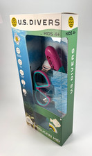 U.S. Divers Toucan Kid Mask  Snorkel Set Pink Teal Ages 4 NEW In Box