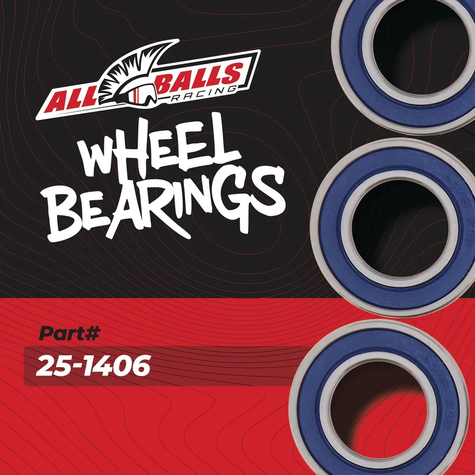 All Balls Rear Wheel Bearing Seal Kit for Kawasaki KX250 03-07,KX250F 04-12 Foto 2 de 4