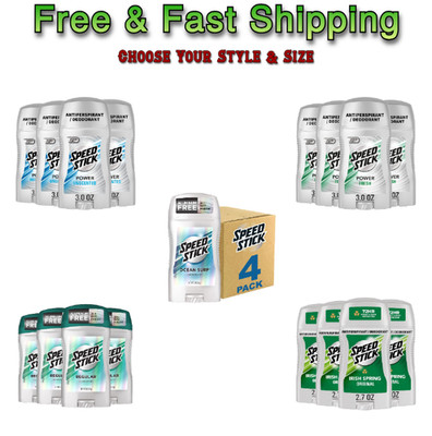 Speed Stick Men's Deodorant 72 HR  (Pick Your Style & Size) Free Shipping