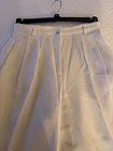 Liz Claiborne Collection Ivory Pleated Lined  Dress Pants-High Waist, Women's 8 — photo 6