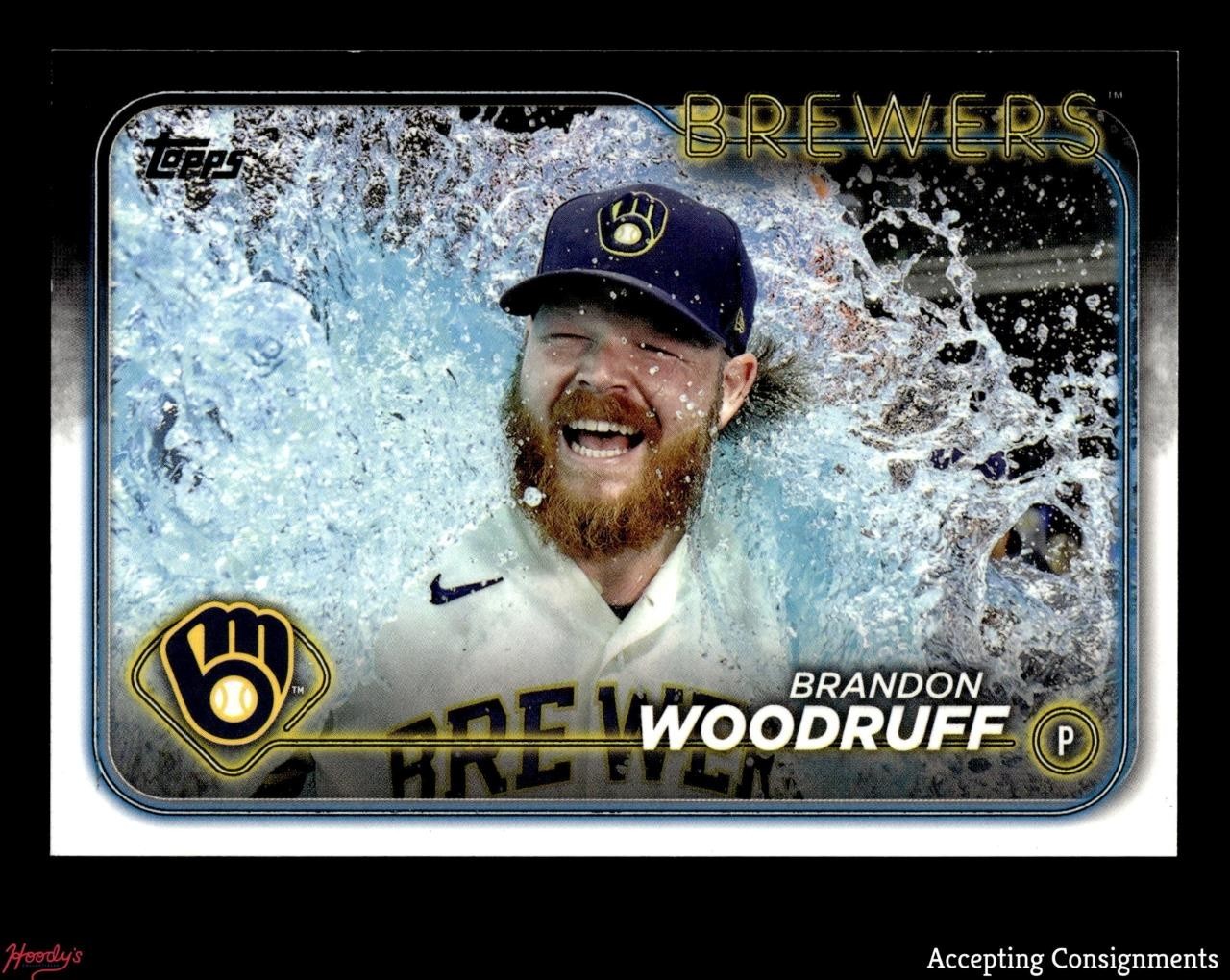 2024 Topps Golden Mirror Image Variations #103 Brandon Woodruff SSP Brewers