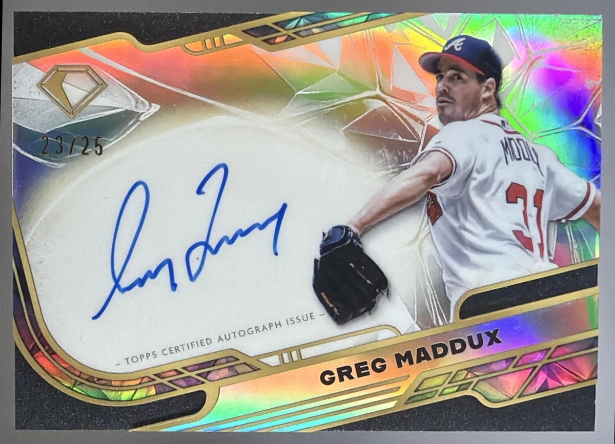 Topps Greg Maddux Baseball Serial Numbered Sports Trading Cards