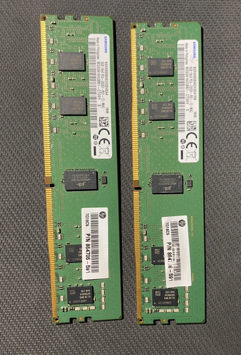Samsung DIMM DDR4 SDRAM Memory (RAM) 2 Modules for sale | eBay