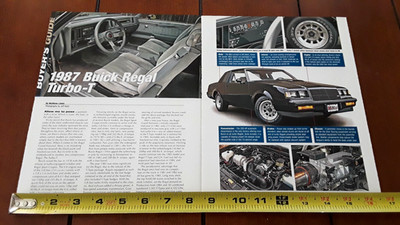 1987 BUICK TURBO T   ORIGINAL 2006 ARTICLE