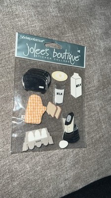 RARE Jolees Breakfast Kitchen Appliances Toaster Blender Bread Eggs Milk Sticker