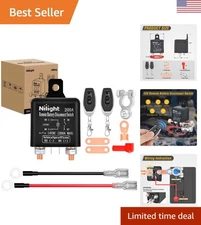 200A Heavy Duty Remote Battery Disconnect Switch for Cars & Boats - Anti-Thef...