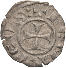 1218-1253AD Henry I Denier Crusader States Kingdom of Cyprus VF