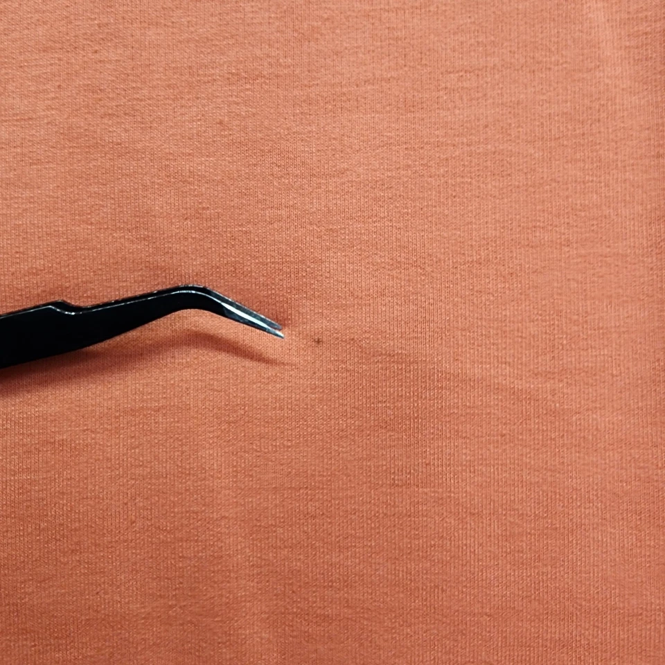 Kaktus Pants Womens M Orange Cargo Studded Drawstring Capri Stretch Knit Casual - Image 4 of 4