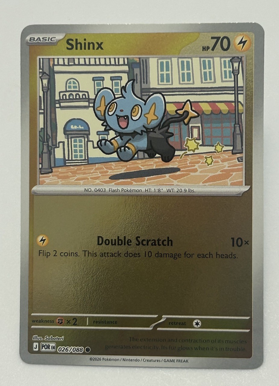 Shinx 026/088 - Reverse Holo - Pokémon TCG: Perfect Order - English NM