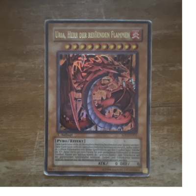 Yugioh Konami Uria Herr der reißenden Flammen Effekt Pyro GLD2-DE001 Deutsch