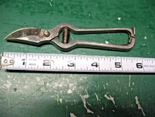 VINT. A. FIELD & CO PROGRESS 6''  PRUNING  SHEARS PLATED    STEEL