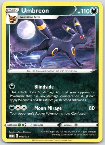Umbreon 009/015 McDonald's Collection 2024 Promo