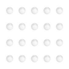 20pcs, Quartz Pearl Balls 4mm Round Glass Crystal Loose Beads Clear