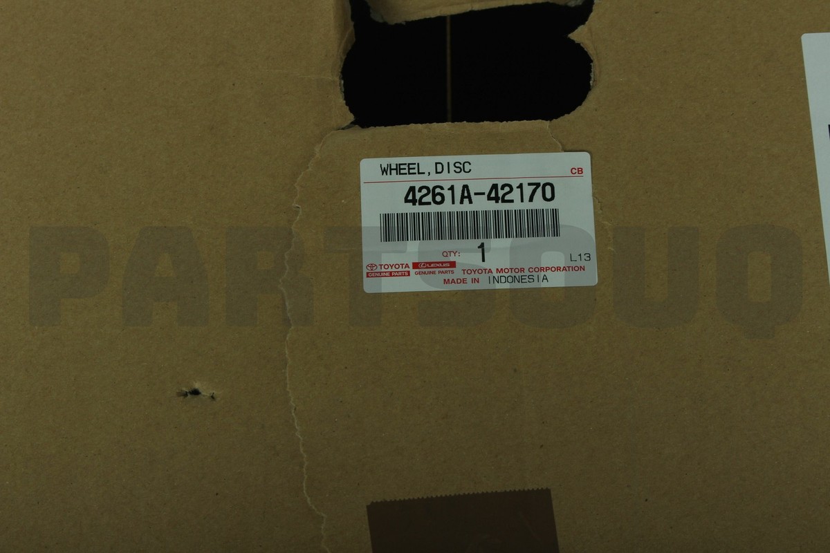 4261A42170 Genuine Toyota WHEEL DISC CHROME 4261A-42170 | eBay