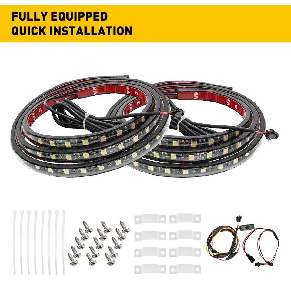 16' White Outdoor LED Strip Light - 12 VAC - IP67 Waterproof - 183