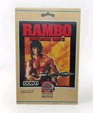 NIB! Commodore 64 C64  Rambo: First Blood Part II, Thunder Mountain Ocean Vers.