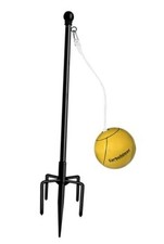 Tetherball Set with Ball  Rope for Outdoor Backyard, Adjustable Tether 7.5 FT