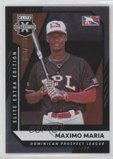 2021 Panini Elite Extra Edition 658/999 Maximo Maria #185 z6b